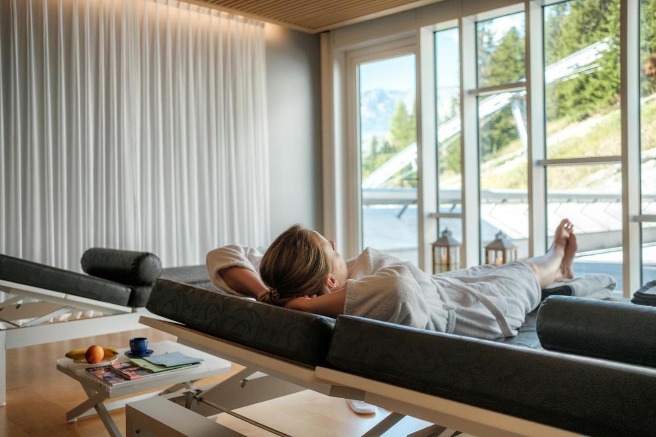 Tschuggen Grand Hotel - The Leading Hotels Of The World Arosa Esterno foto