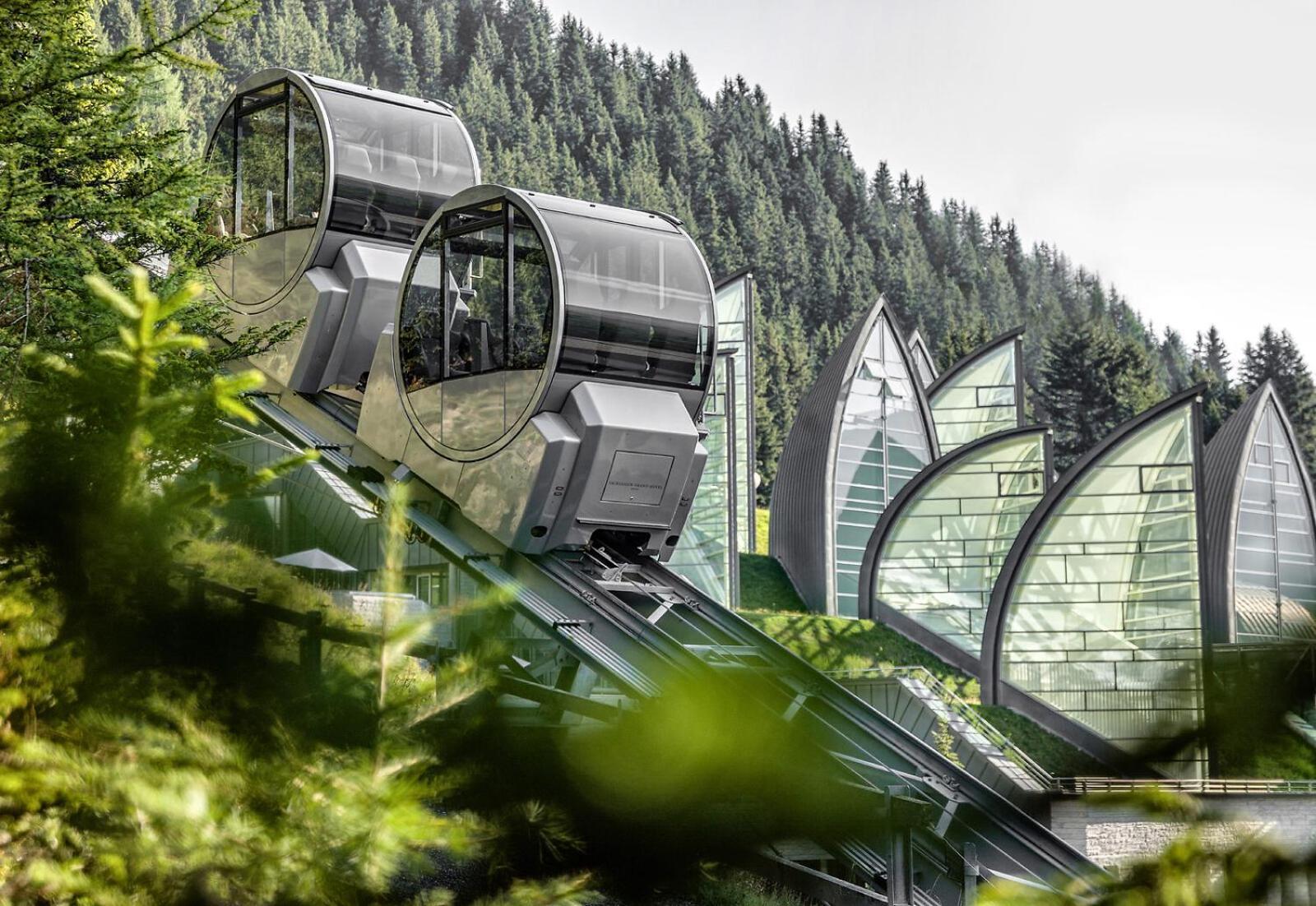 Tschuggen Grand Hotel - The Leading Hotels Of The World Arosa Esterno foto